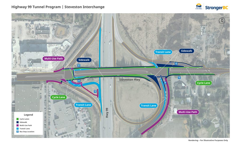 Project Overview Highway 99 Tunnel Program MOTI H99 Map Large 1024x632